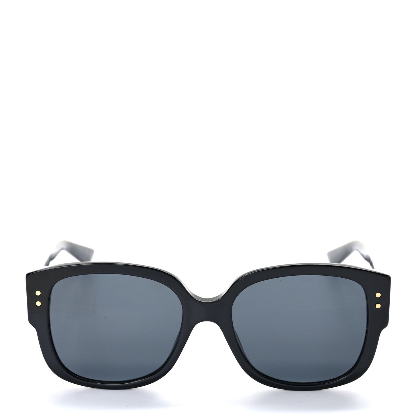 Acetate Cannage Lady Dior Studs 5 Sunglasses Black