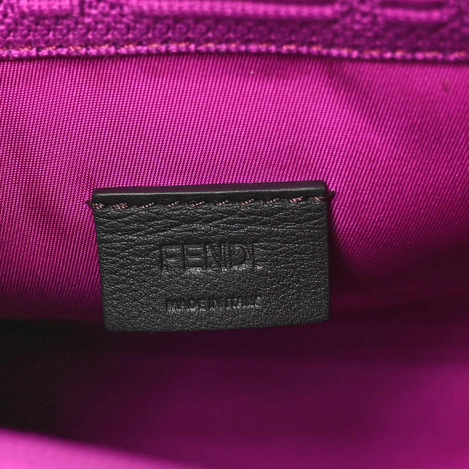 Fendi Technical Fabric Vitello Ceylon Plexiglass FF Mini Fendi Sunshine Shopper Tote Bouganville 6 of 10