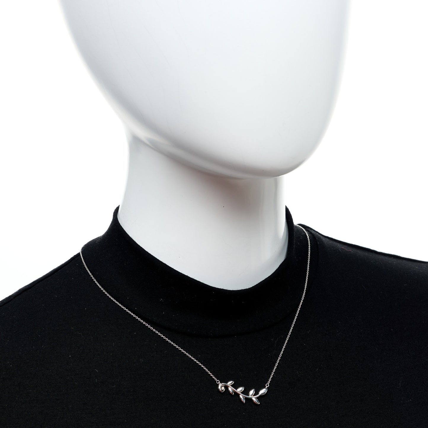 Sterling Silver Paloma Picasso Olive Leaf Vine Pendant Necklace