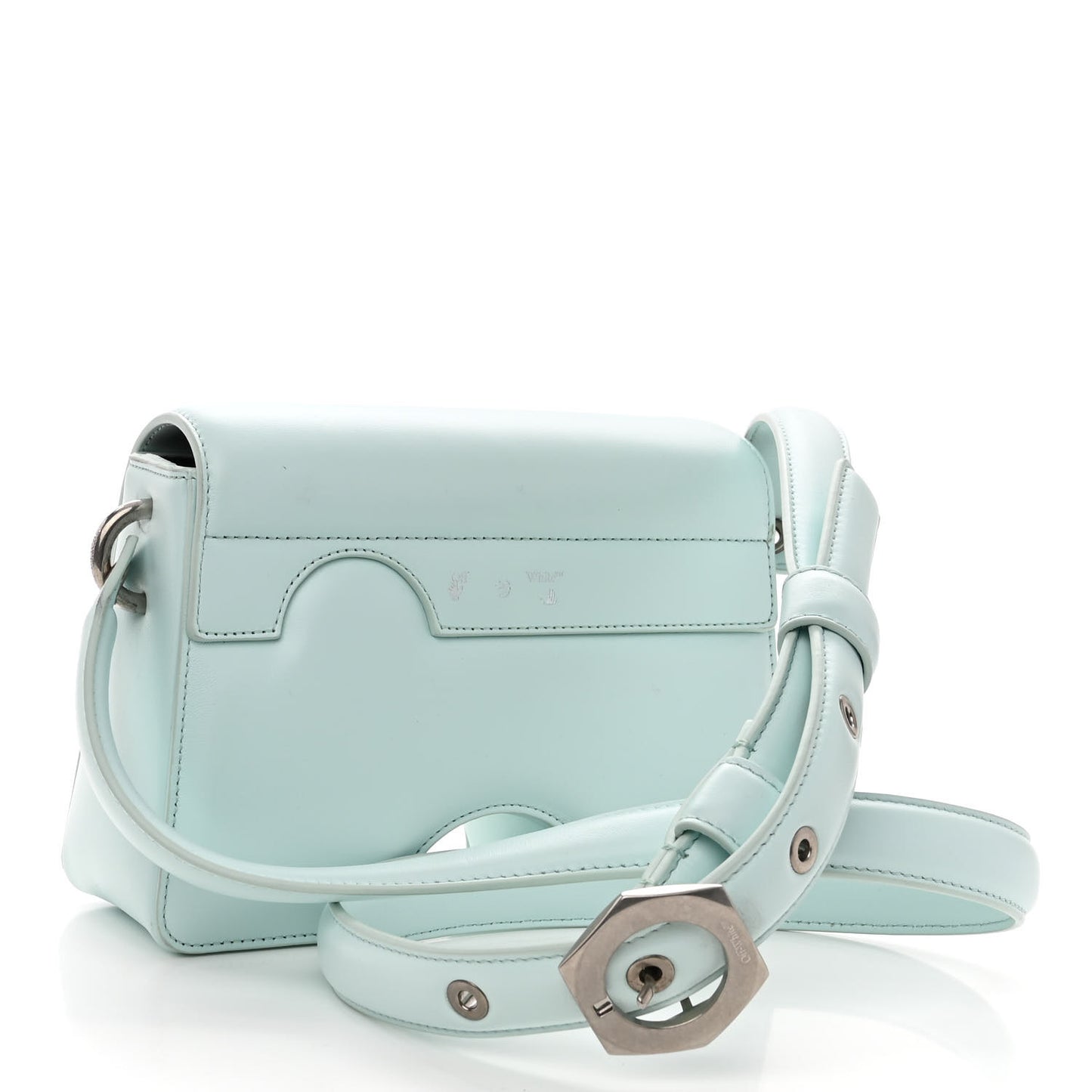 Calfskin Burrow 22 Shoulder Bag Light Blue