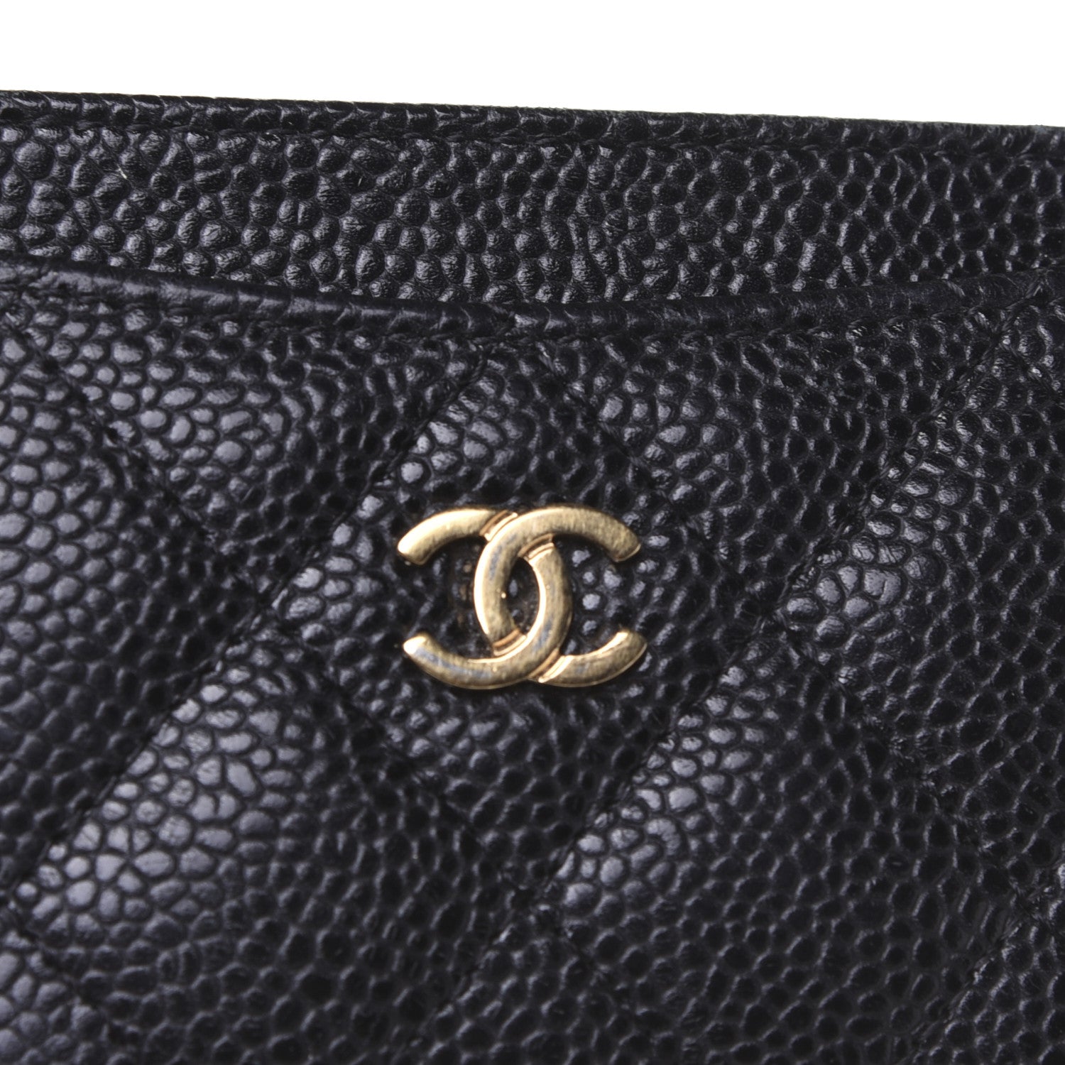 Chanel Caviar Quilted Card Holder Black 9 of 10