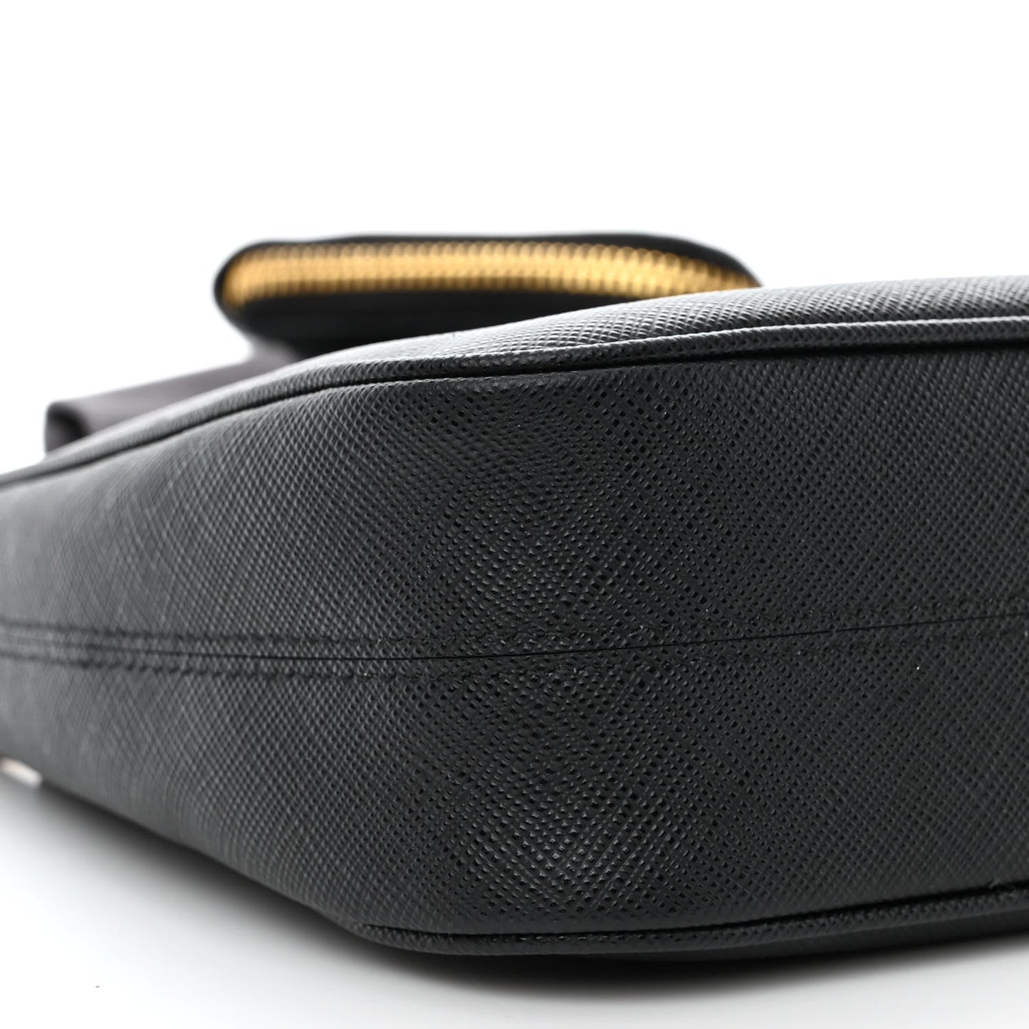 Saffiano Lux Re-Edition 2005 Shoulder Bag Black