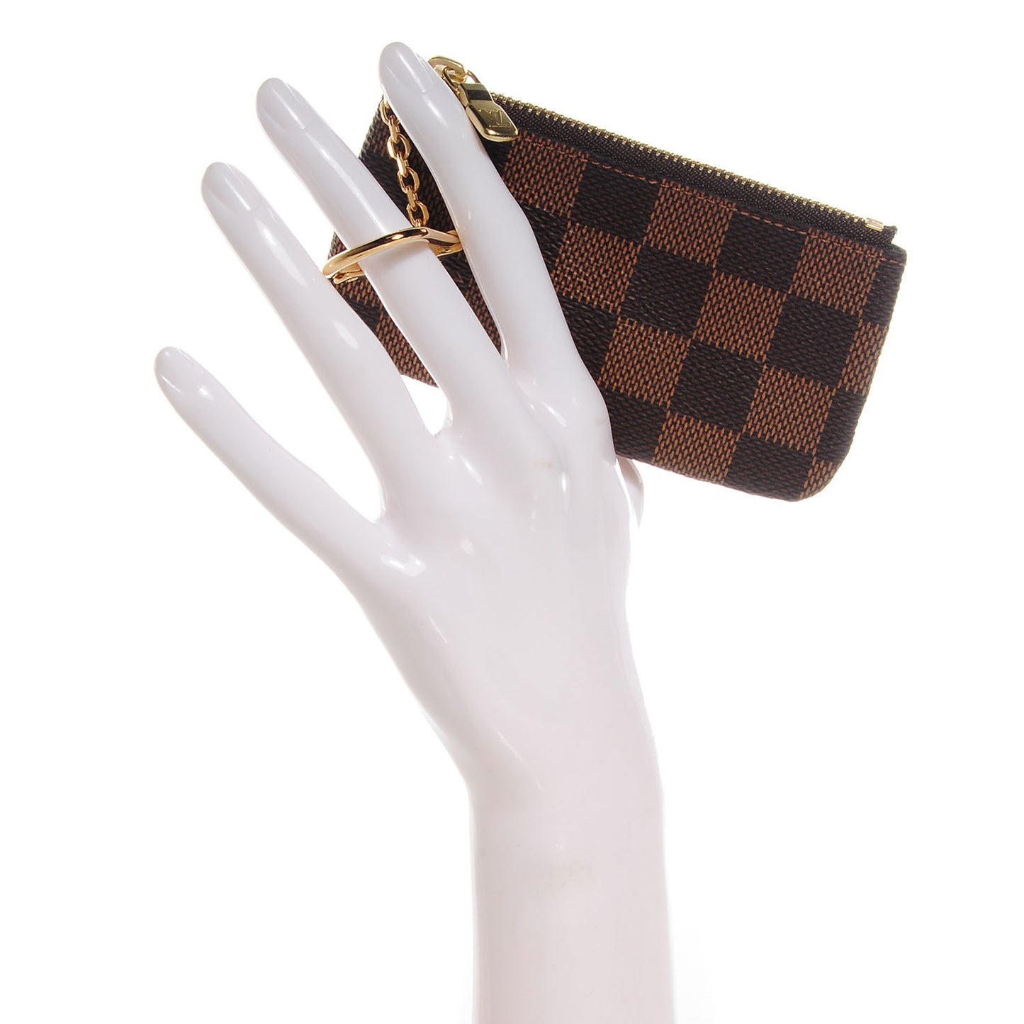 Damier Ebene Key Pouch