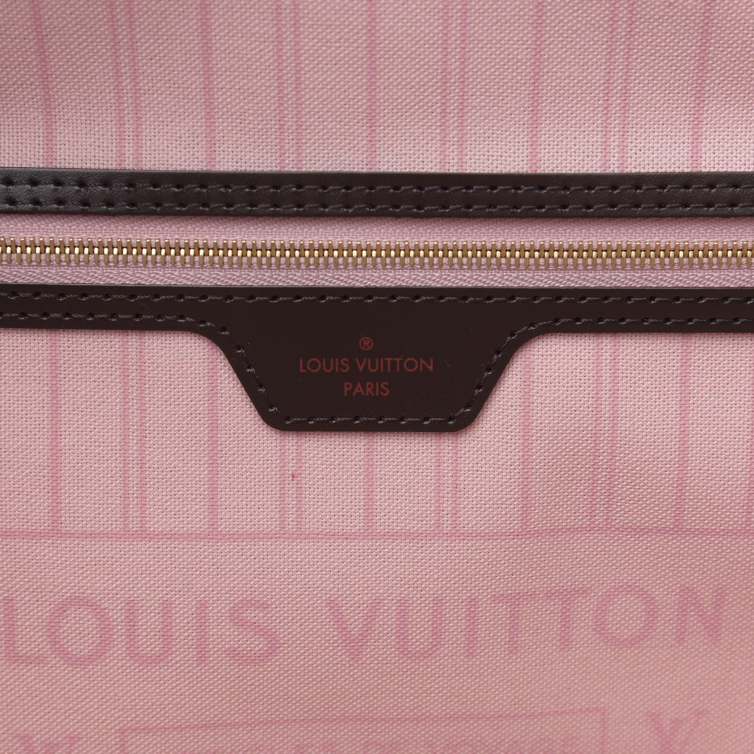 Louis Vuitton Damier Ebene Neo Neverfull MM Rose Ballerine 6 of 9