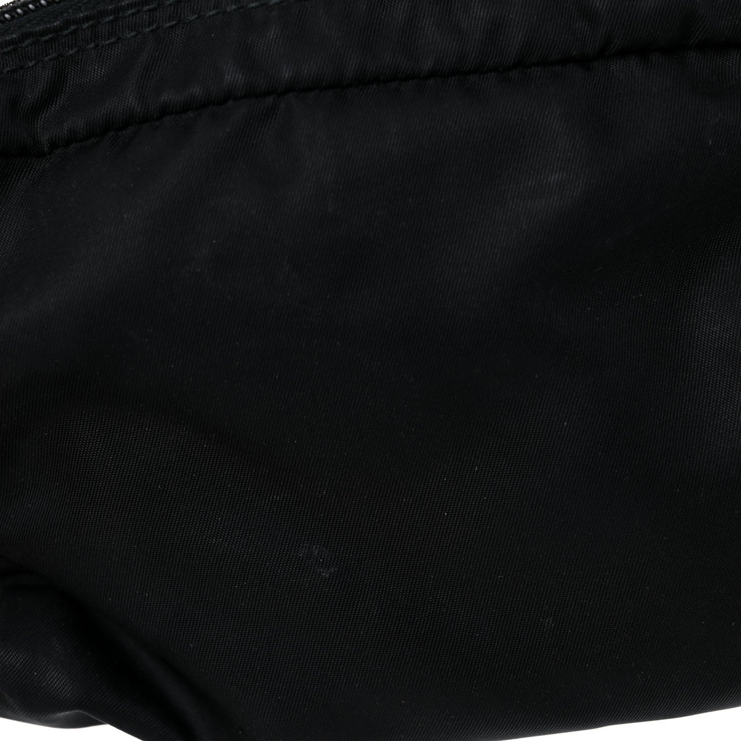 Nylon Tessuto Cosmetic Pouch Black