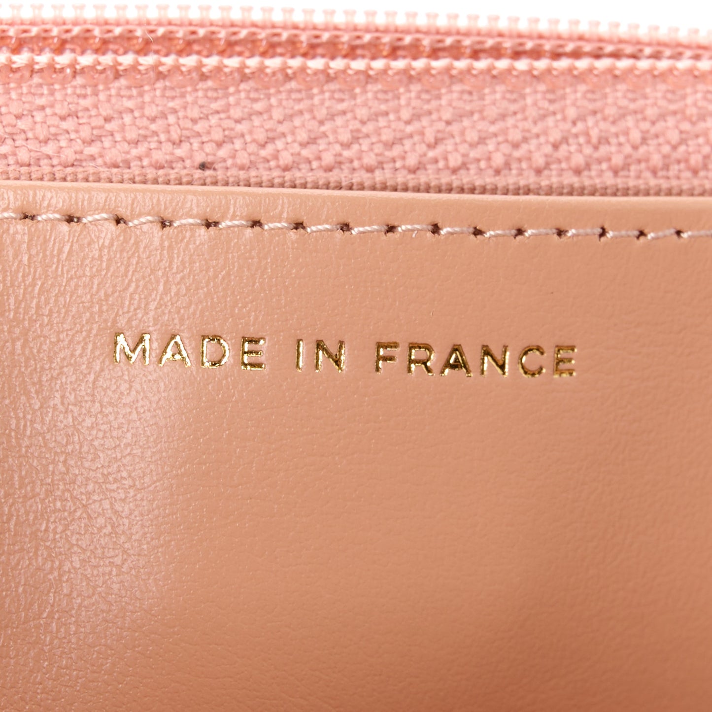 Lambskin Quilted Chanel 19 Wallet On Chain WOC Beige