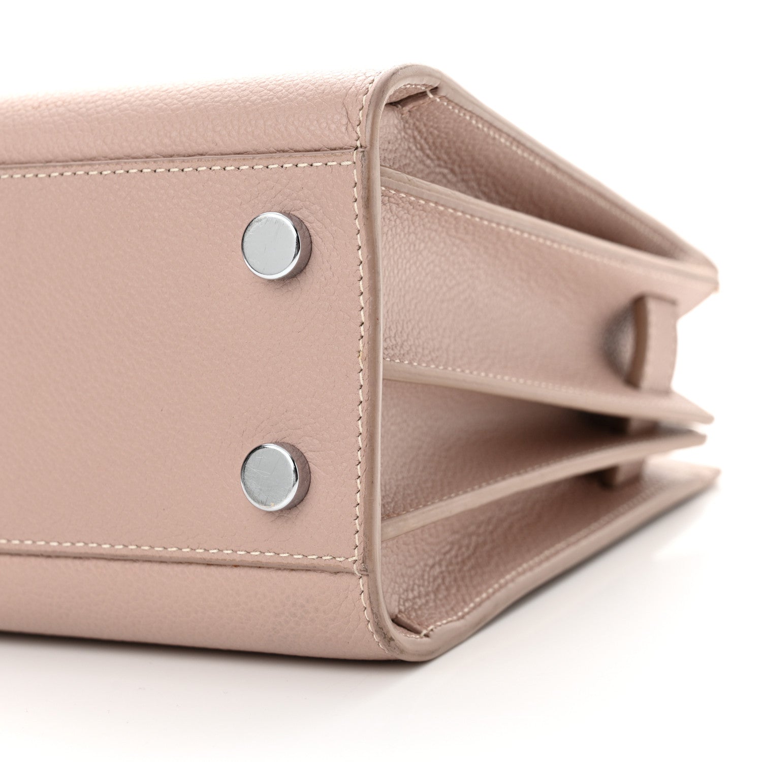Saint Laurent Grained Calfskin Nano Sac De Jour Antique Rose 10 of 19
