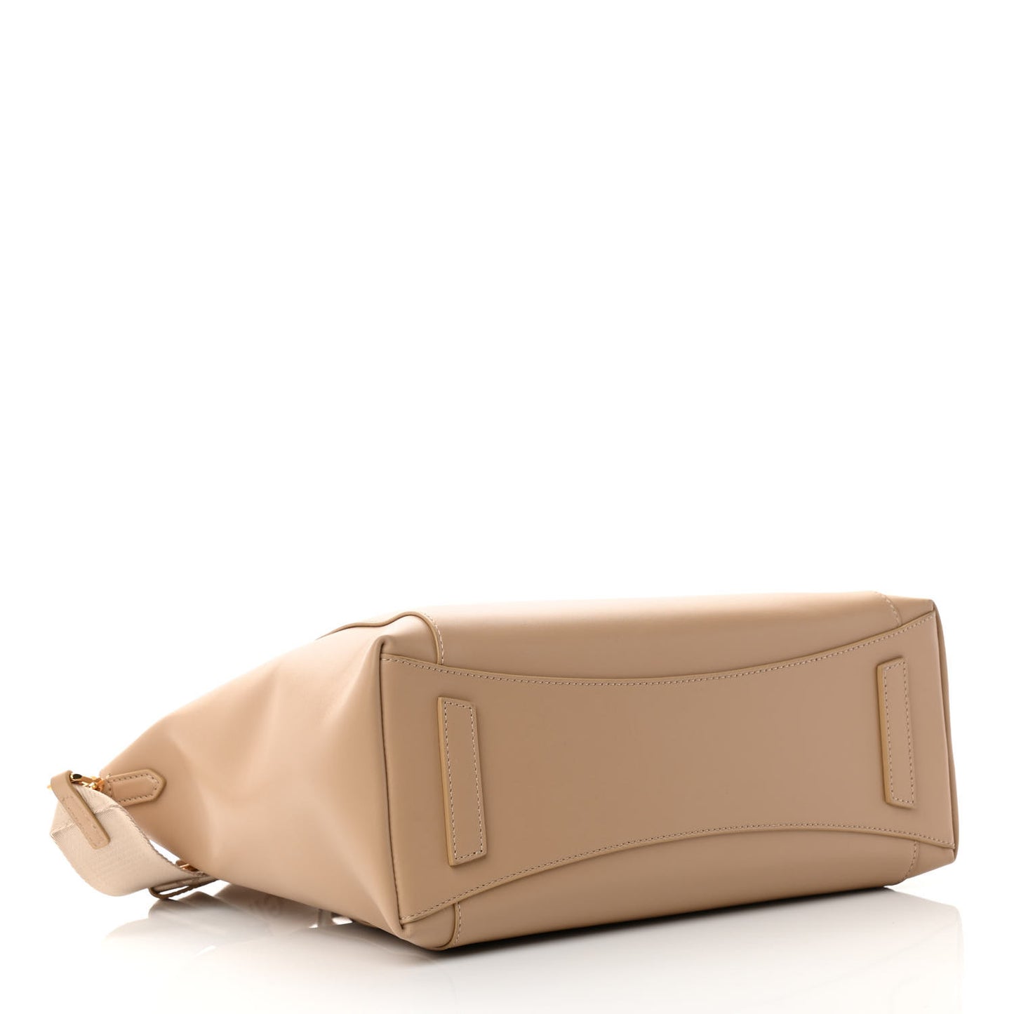 Box Calfskin Small Antigona Sport Top Handle Bag Beige Cappuccino
