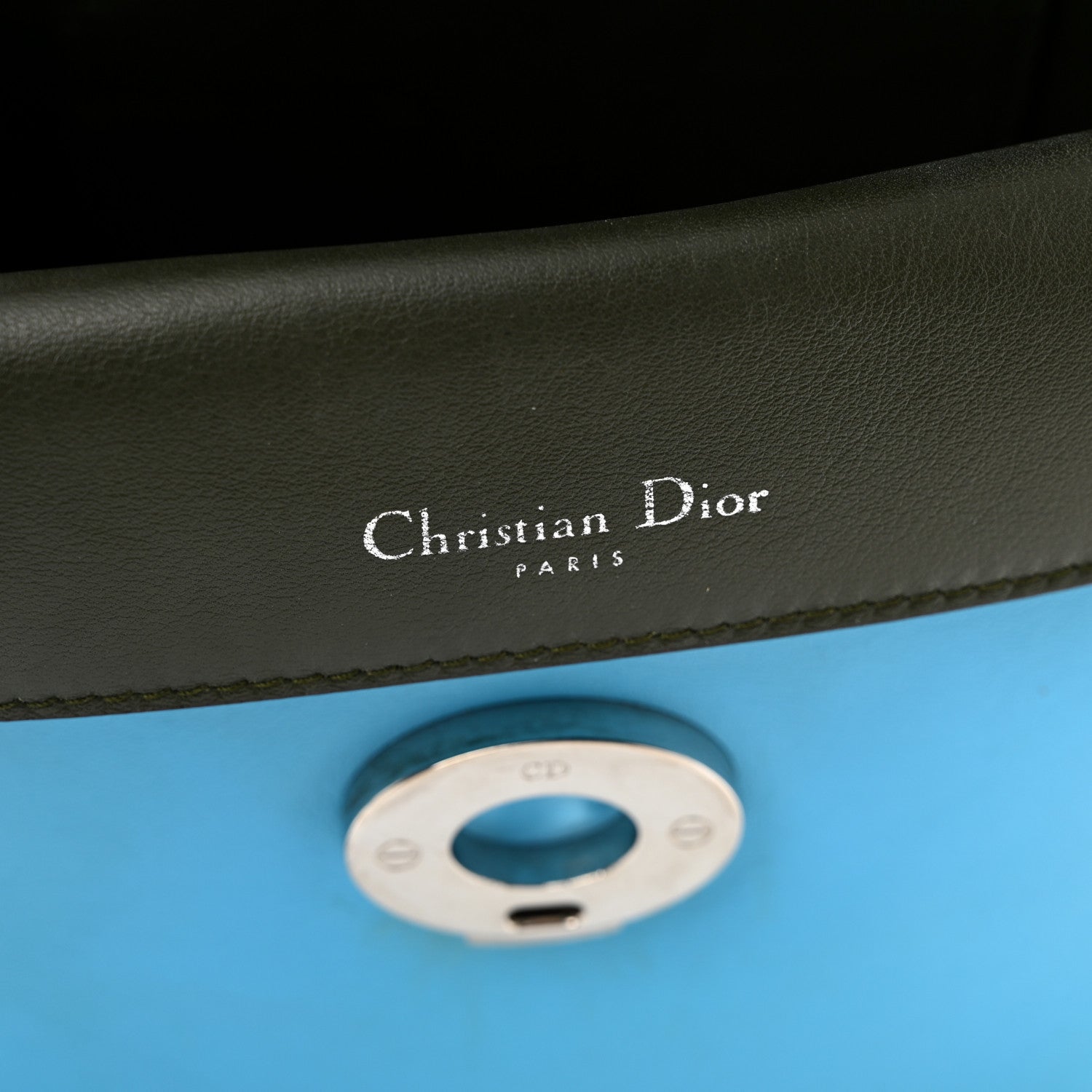 Christian Dior Smooth Calfskin Mini Be Dior Flap Blue 6 of 13