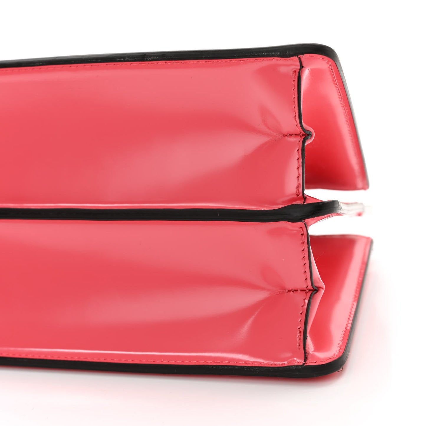 Patent Peekaboo Cut Pink Dalia