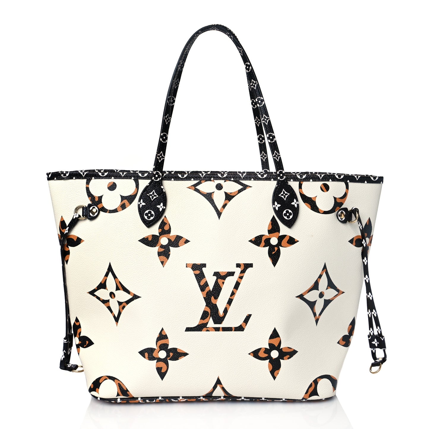 Monogram Giant Jungle Neverfull MM Ivory