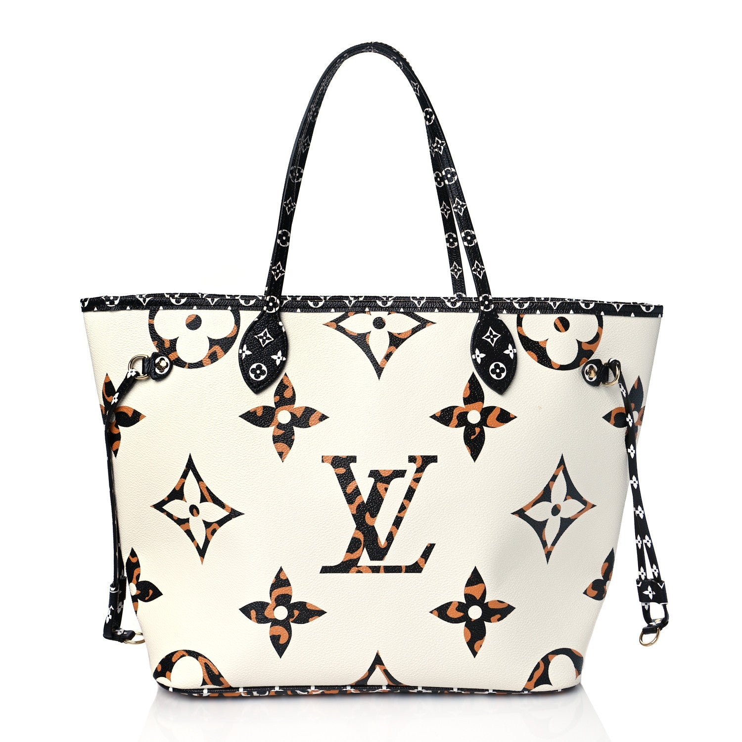 Louis Vuitton Monogram Giant Jungle Neverfull MM Ivory 1 of 9