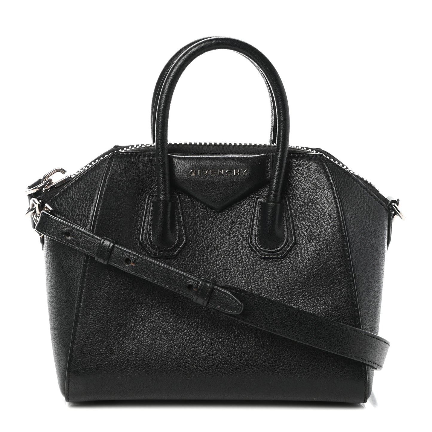 Sugar Goatskin Mini Antigona Black