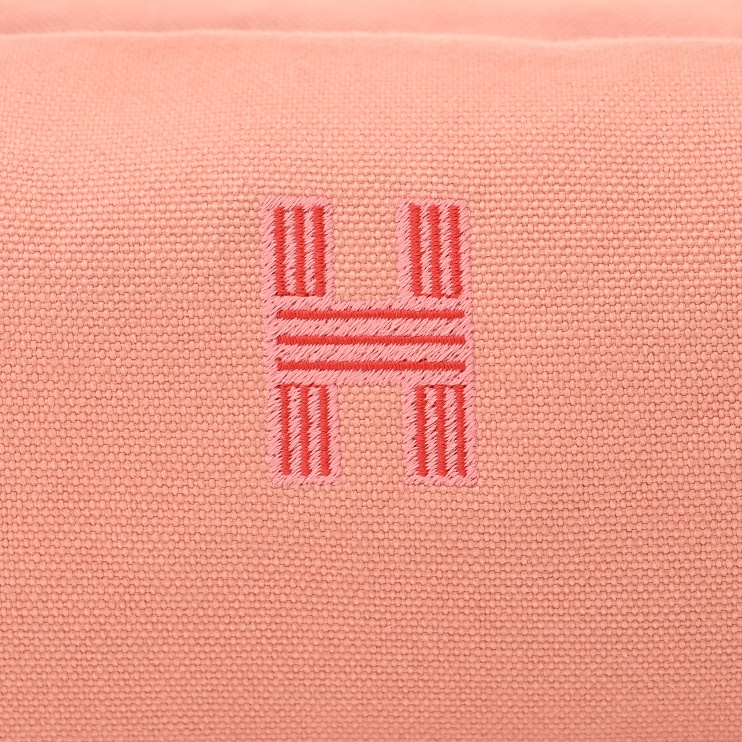 Hermes Canvas Small Bride-A-Brac Pouch Goyave 7 of 9