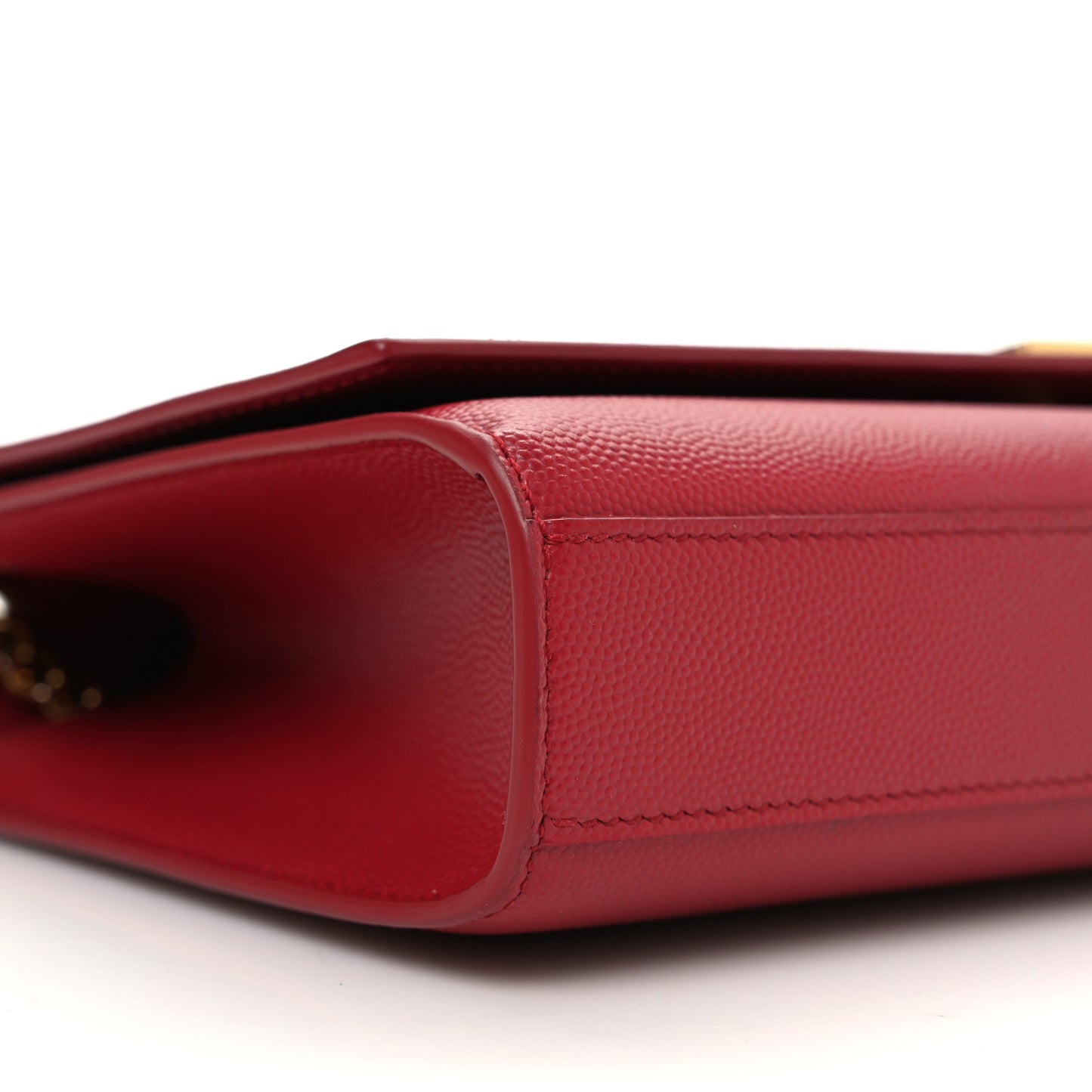 Grain De Poudre Medium Monogram Kate Satchel Red