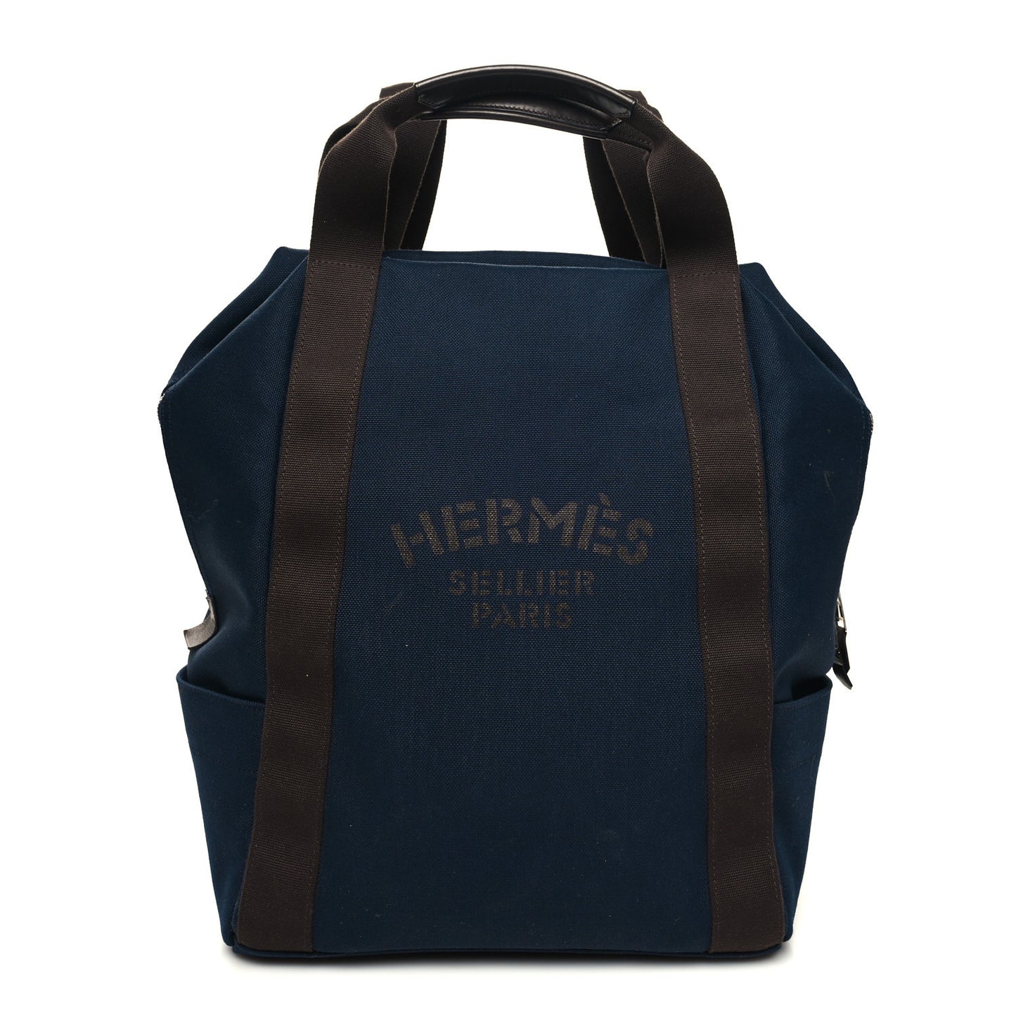 Toile Groom School Backpack Bleu Navy Feu