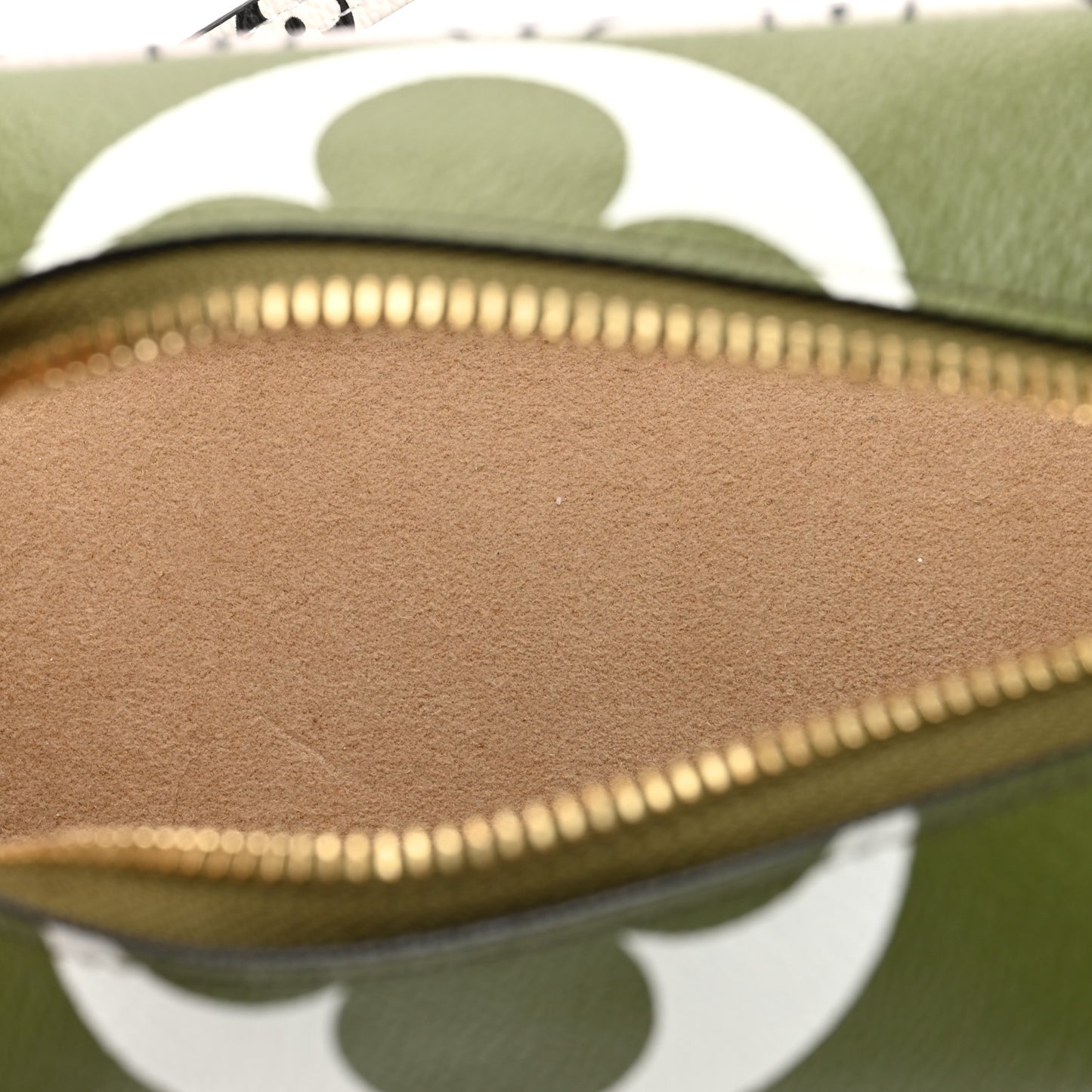 Monogram Giant Beach Pouch Kaki