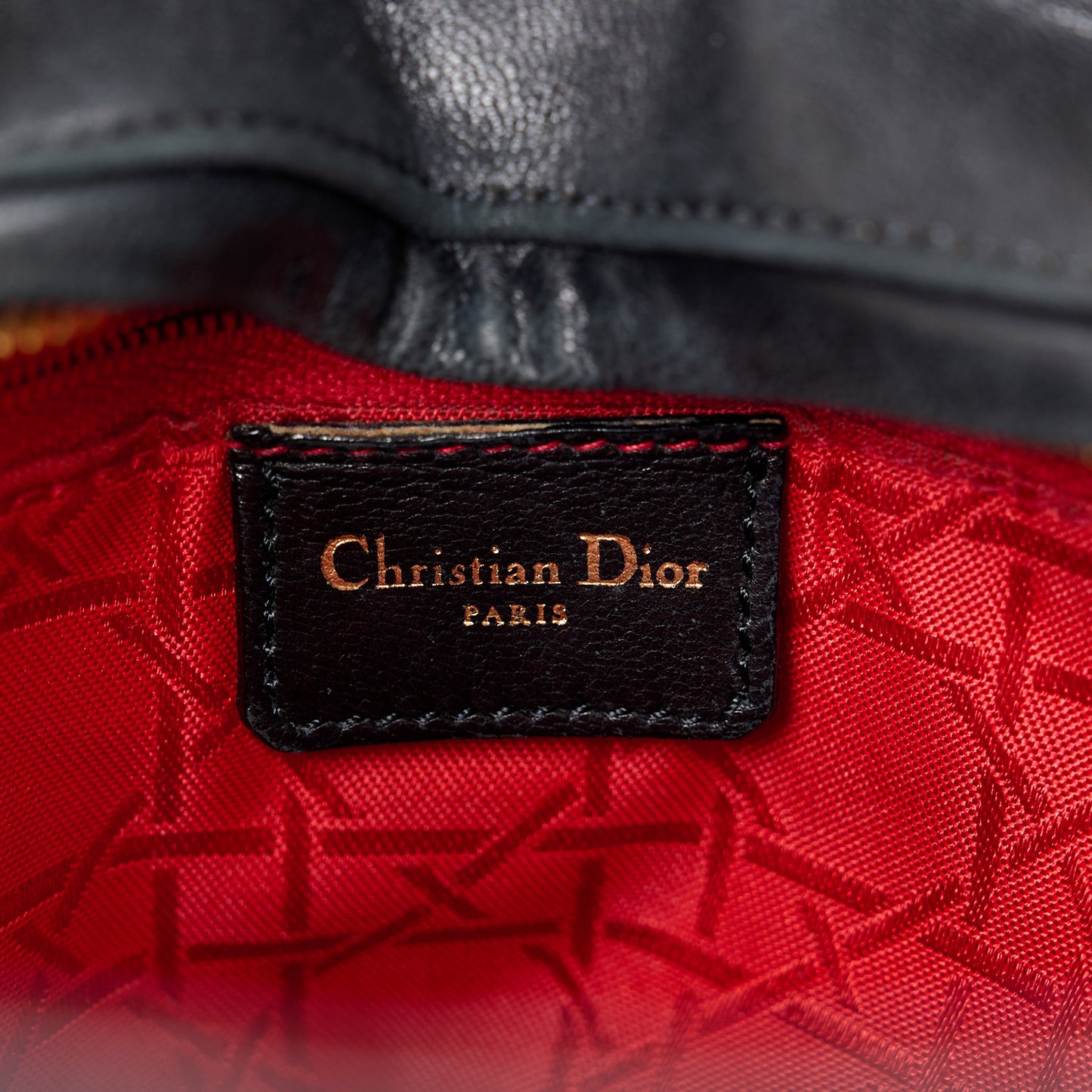 Lambskin Cannage Medium Lady Dior Black