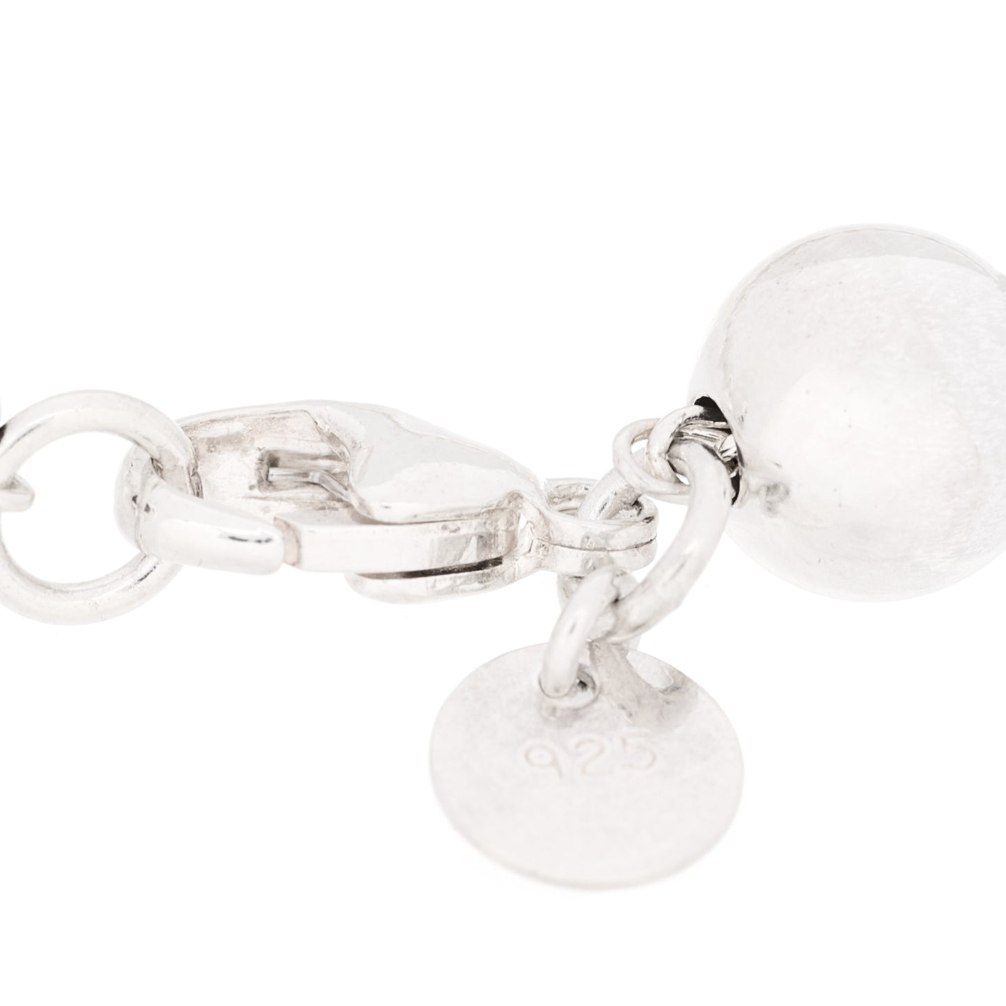 Sterling Silver 8mm Hardwear Ball Bracelet