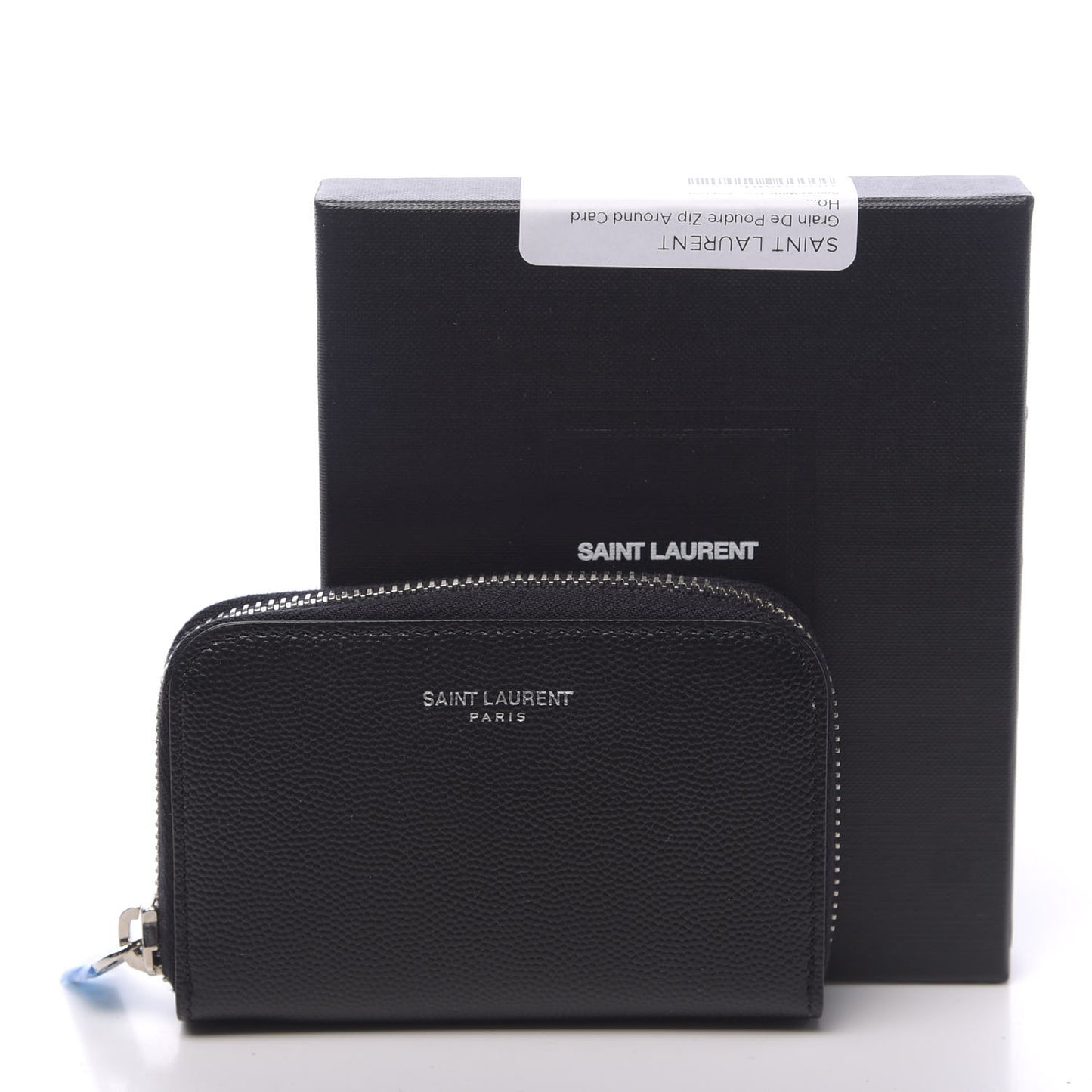 Grain De Poudre Zip Around Card Holder Black