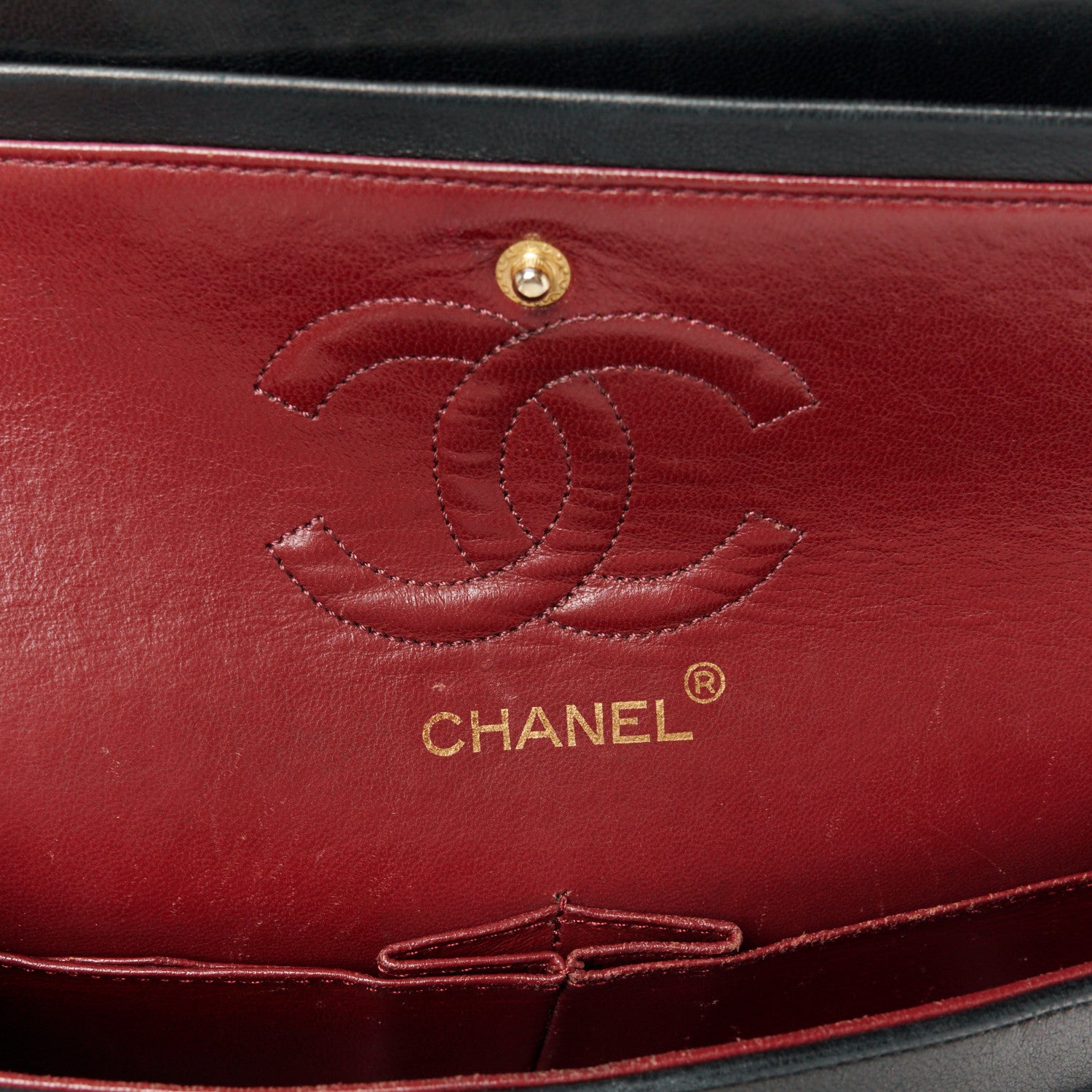 Chanel Lambskin Quilted Small Double Flap Black 6 of 12