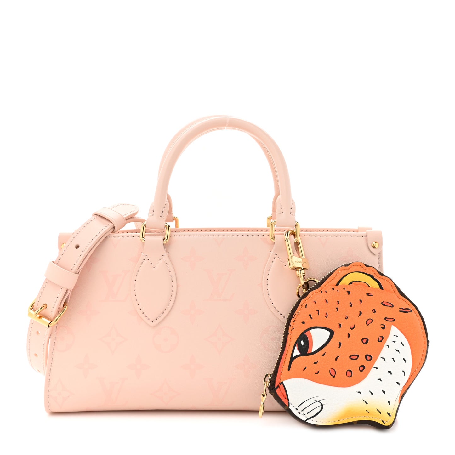 Calfskin OnTheGo East West Pearl Pink