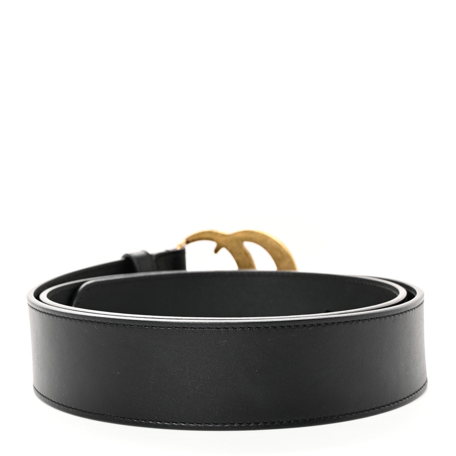 Gucci Calfskin Double G 40mm Belt 95 38 Black 2 of 7