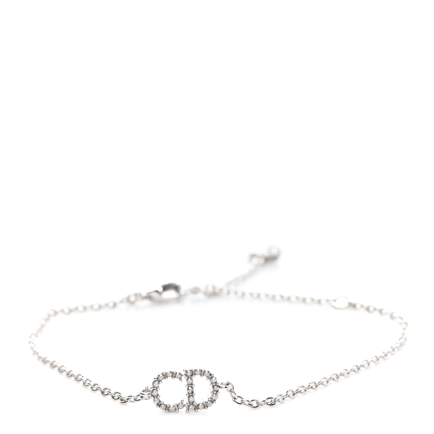 Crystal CD Bracelet Silver
