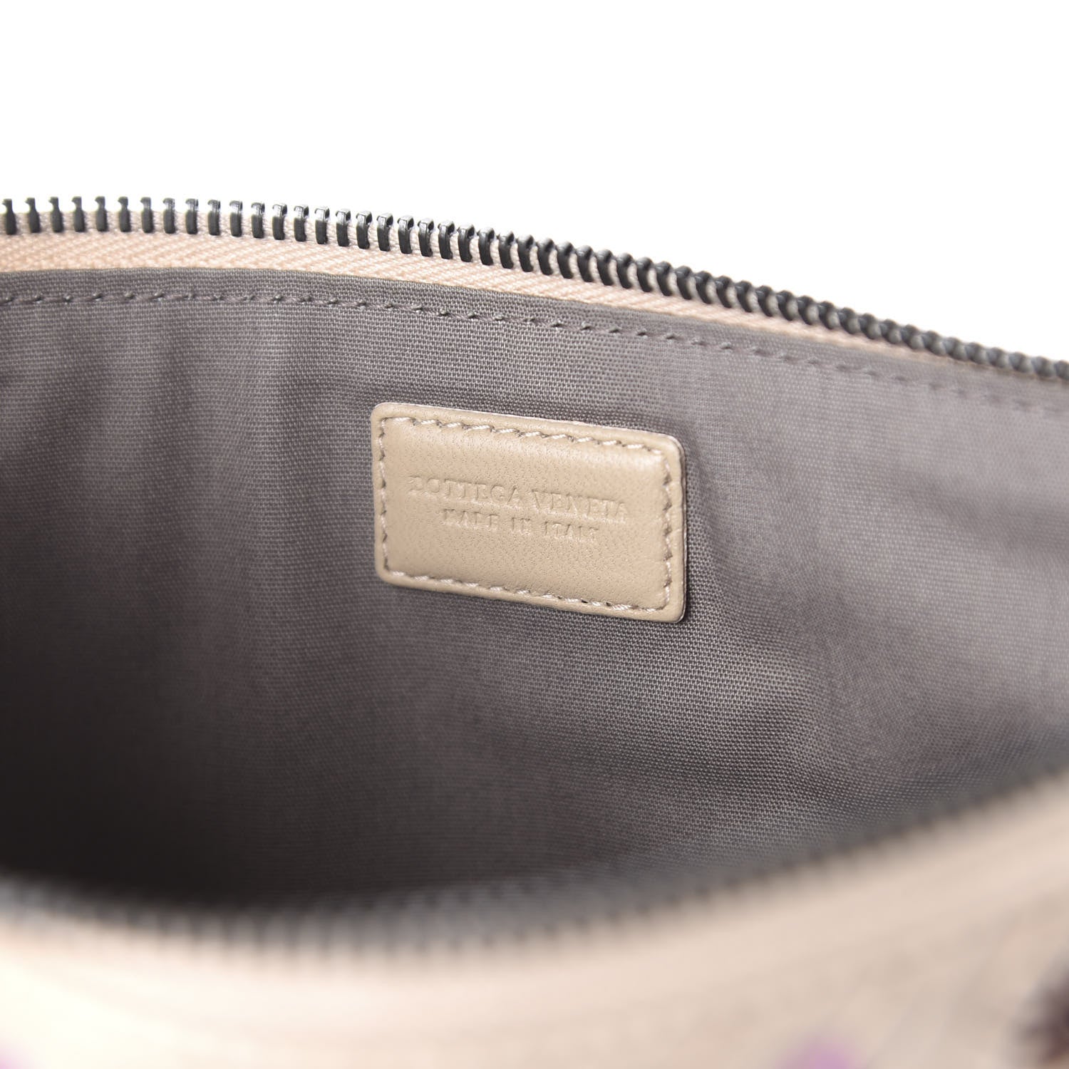 Bottega Veneta Nappa Intrecciato Meadow Flower Pouch Beige Multicolor 8 of 10