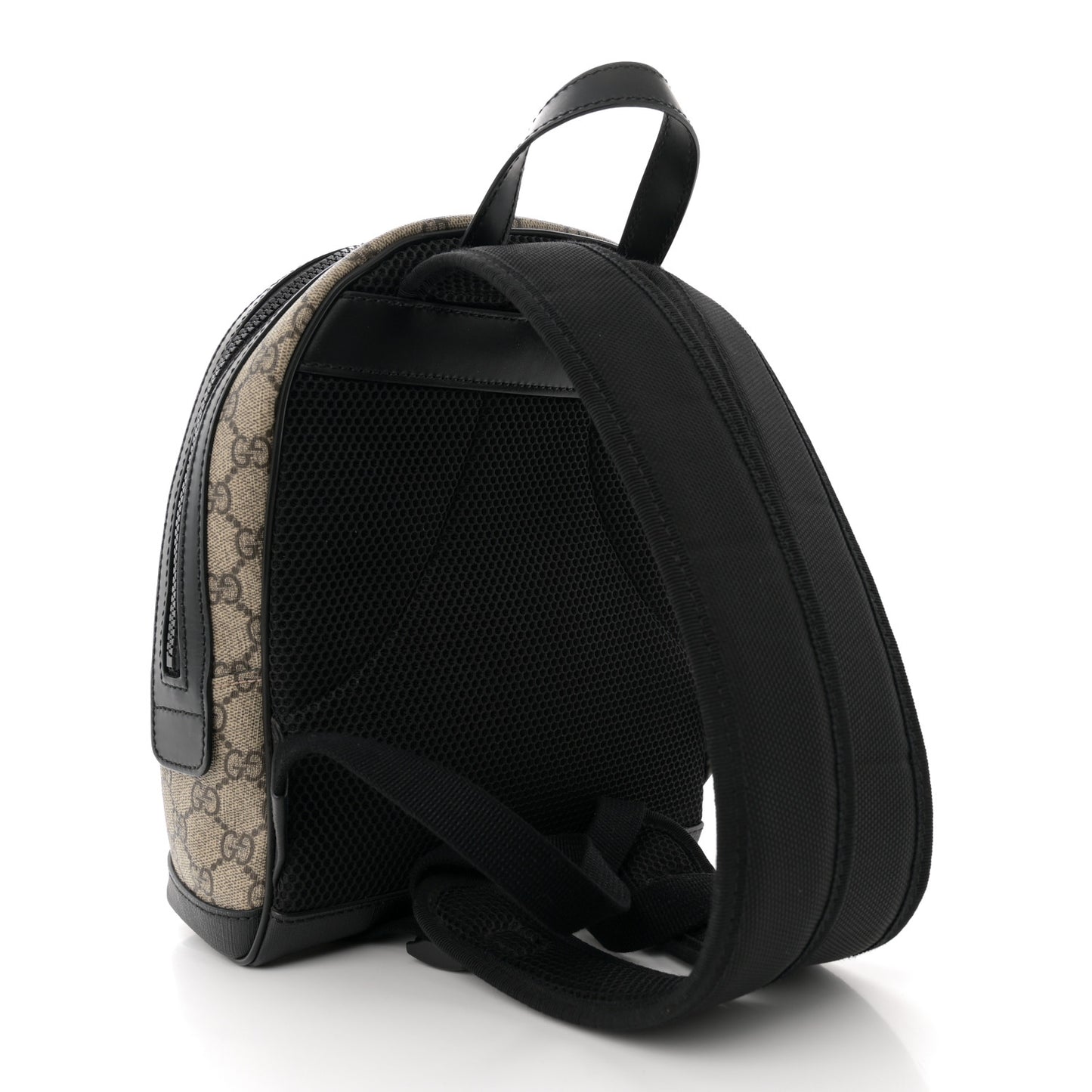 GG Supreme Monogram Small Eden Day Backpack Black
