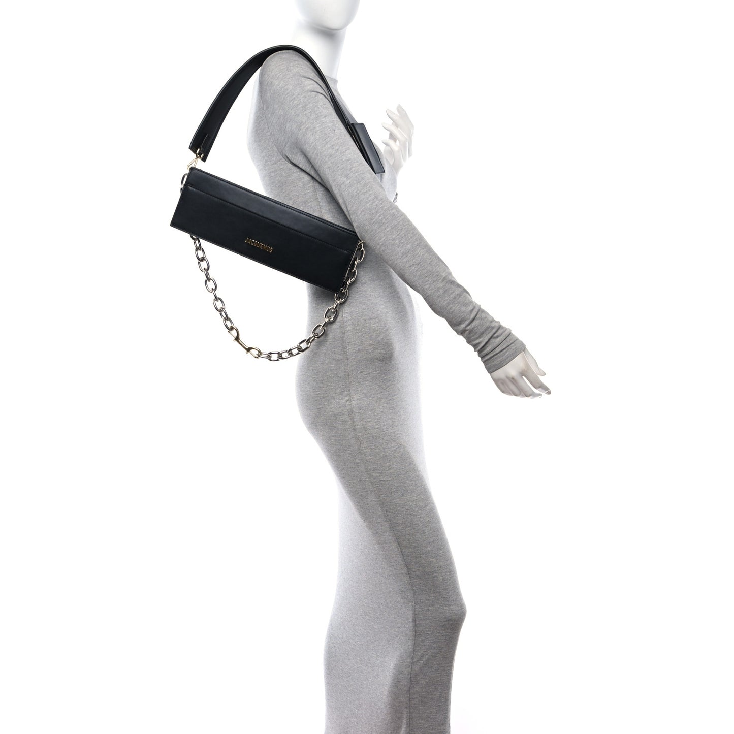 Smooth Calfskin Le Sac Ciuciu Black