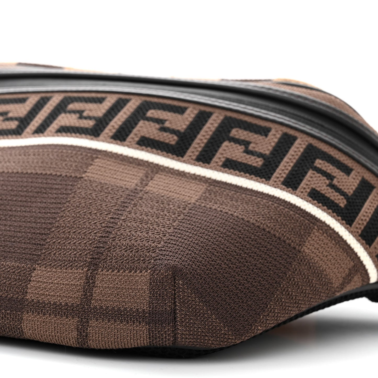 Vitello Century Maglia Pattern Mix Belt Bag Havana