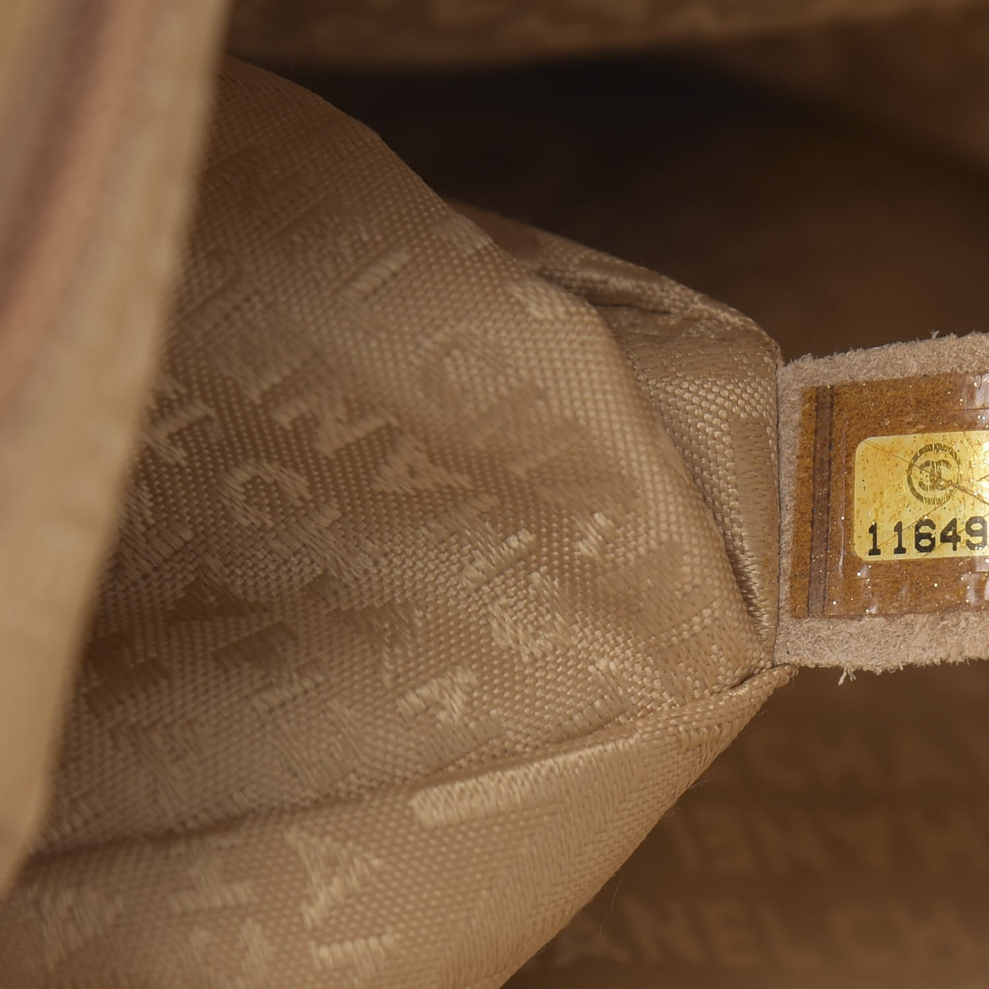 Lambskin Stitched Medium Ultimate Soft Tote Beige