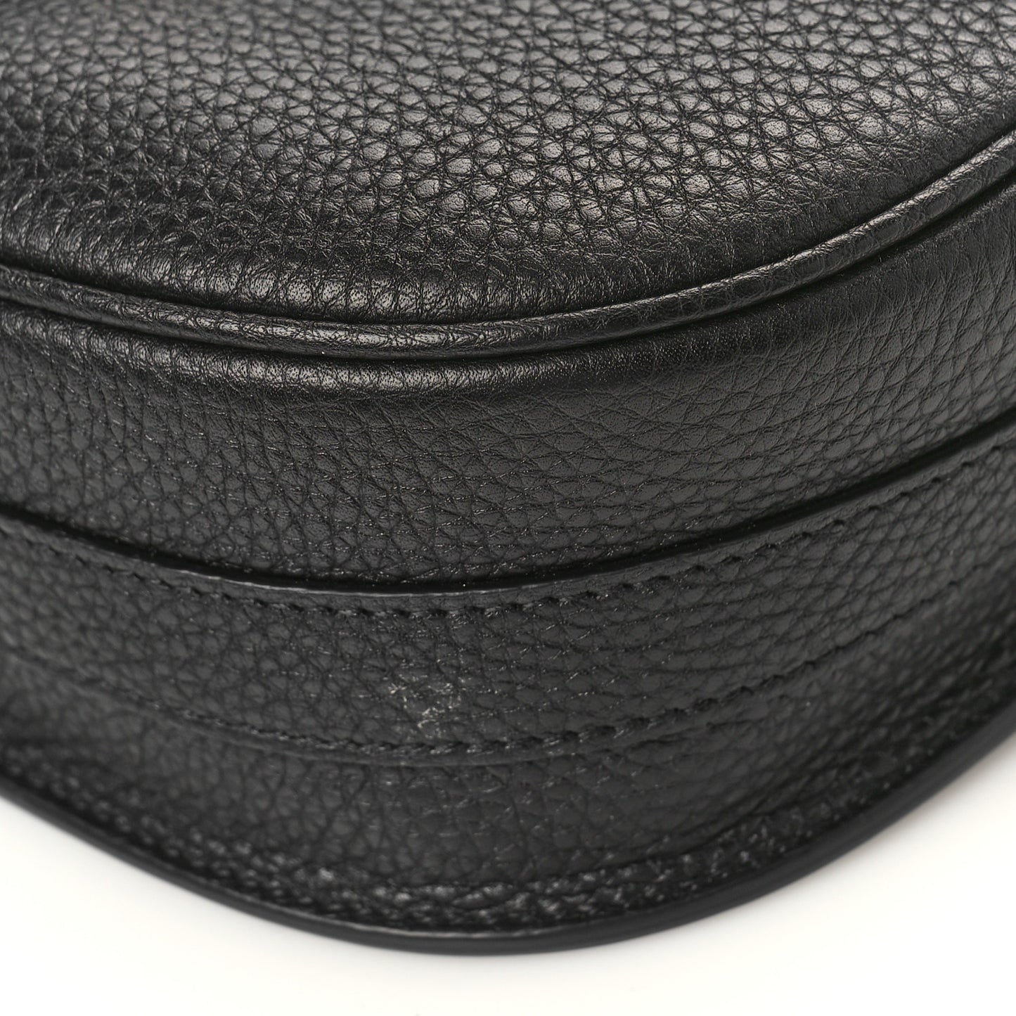 Grained Calfskin Medium Bobby Flap Black