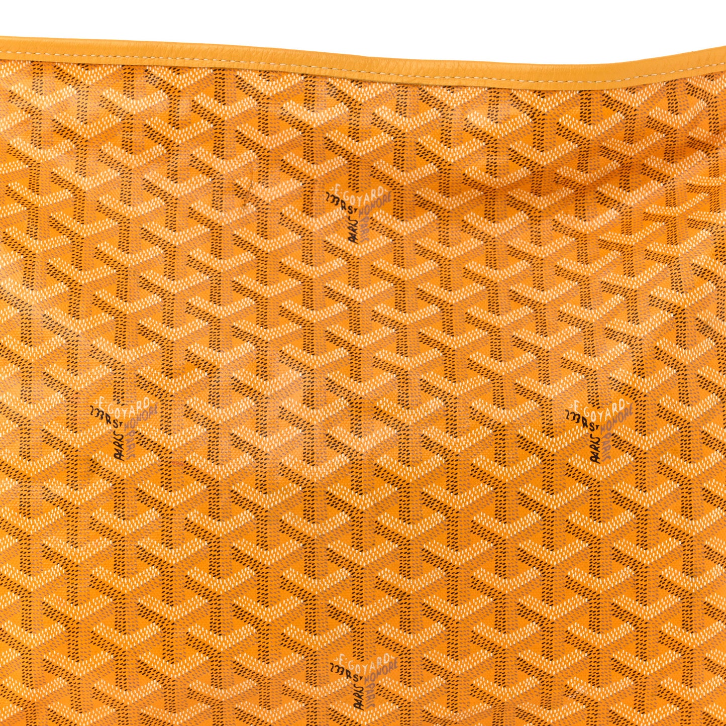 Goyardine Fidji Zip Hobo Yellow