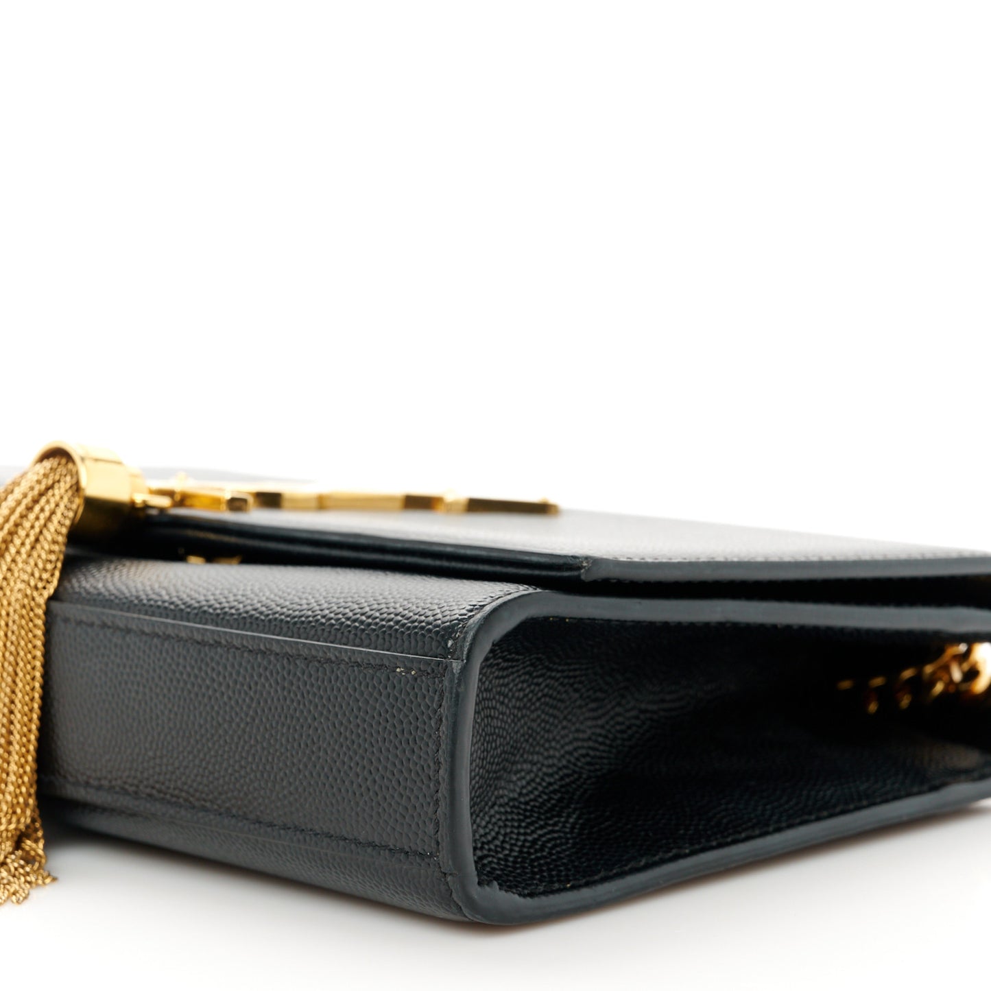 Grain De Poudre Small Classic Monogram Kate Tassel Satchel Black