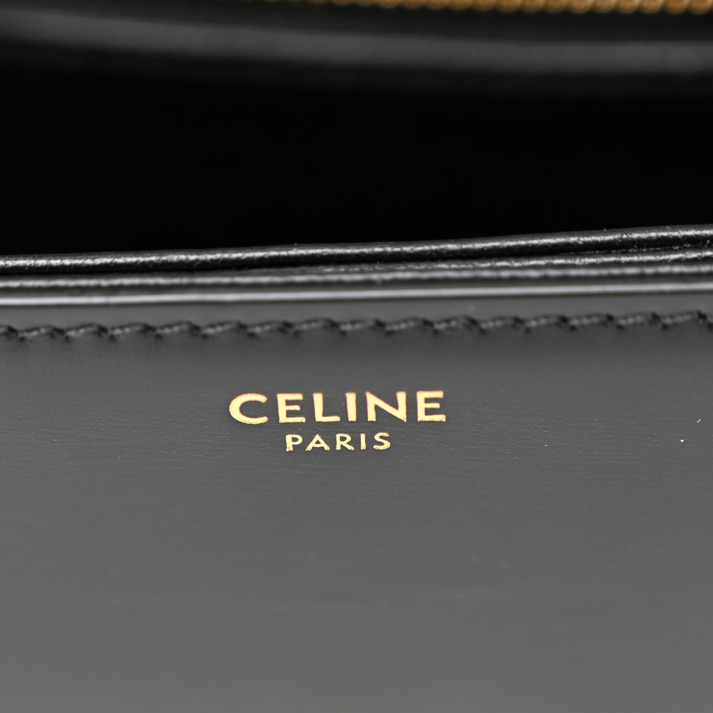 Shiny Calfskin Teen Triomphe Black