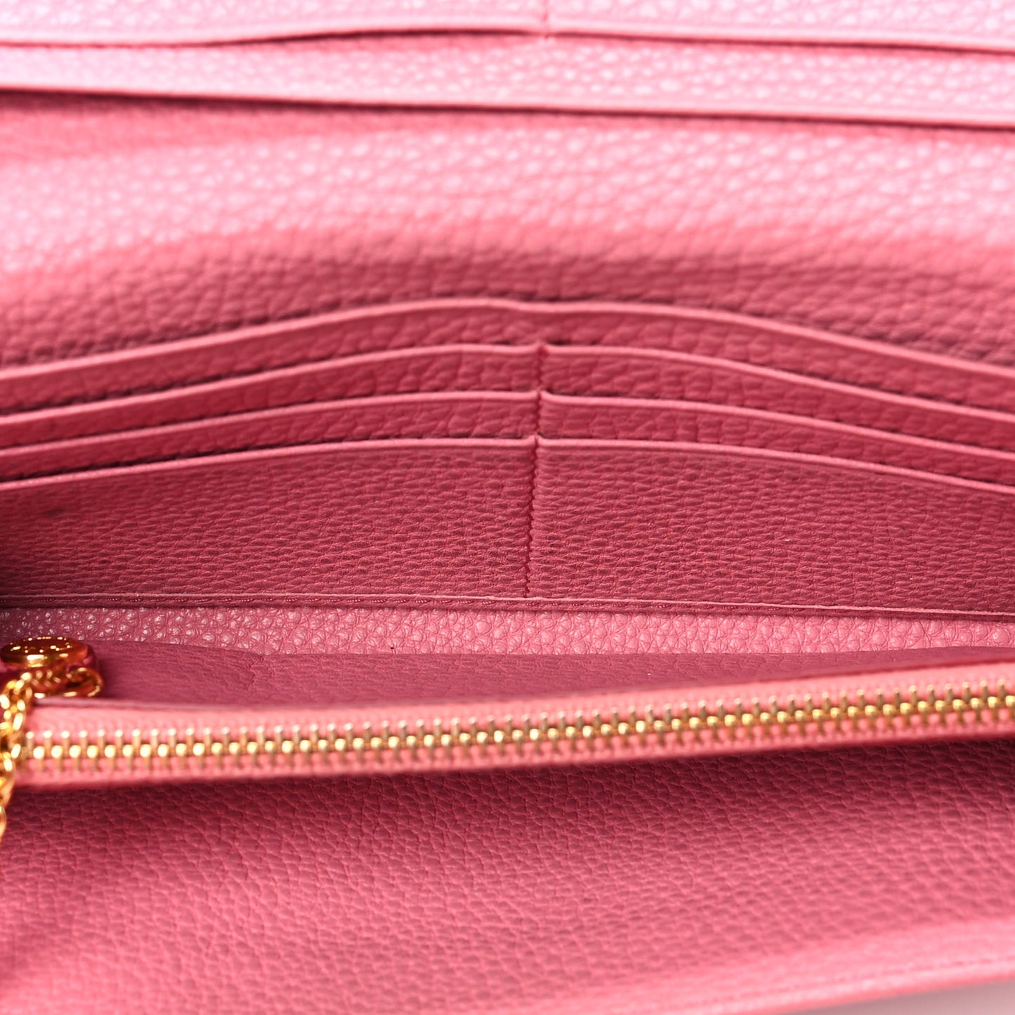 Vitello Phenix Continental Flap Wallet Begonia