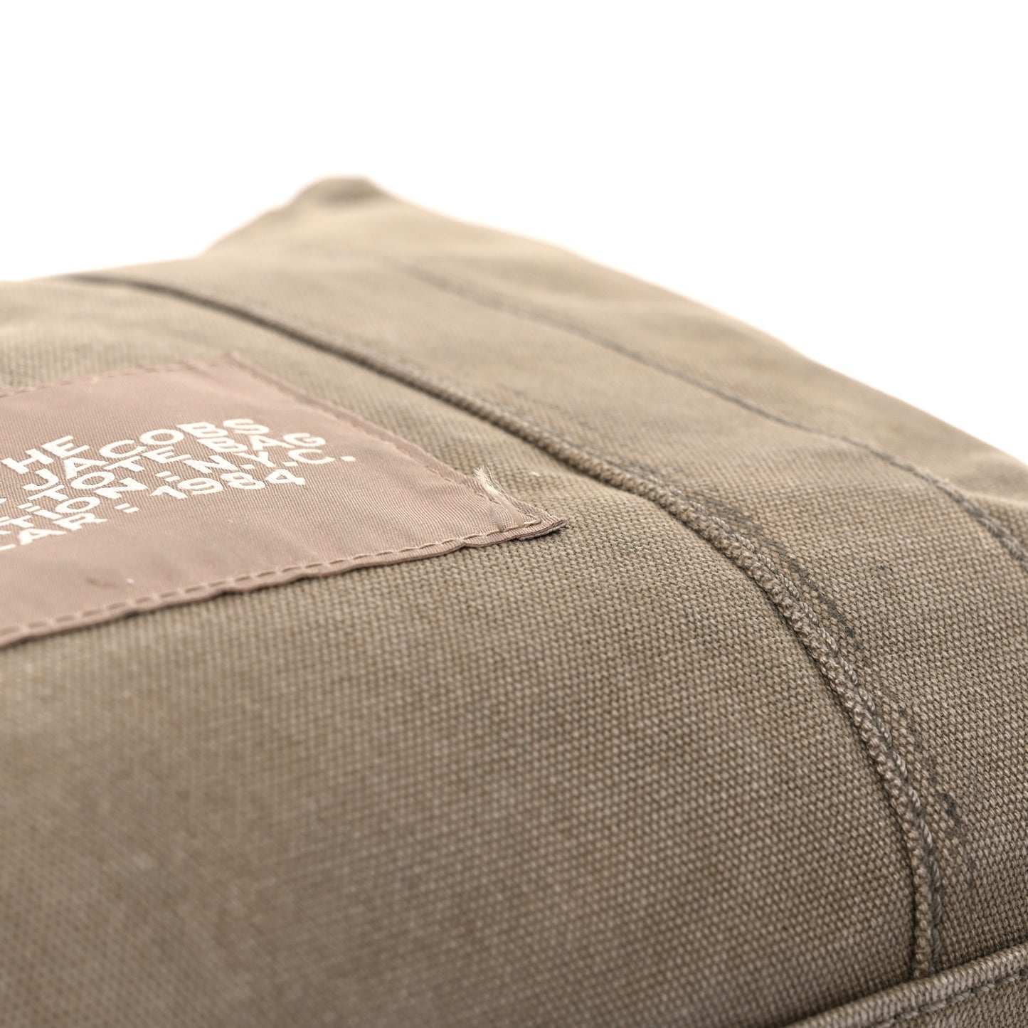 Canvas Large Summer Tote Bag Slate Green