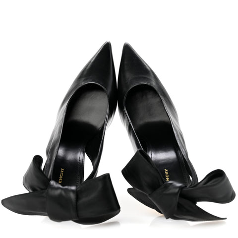 Calfskin Beauw Slingback Pumps 36.5 Black