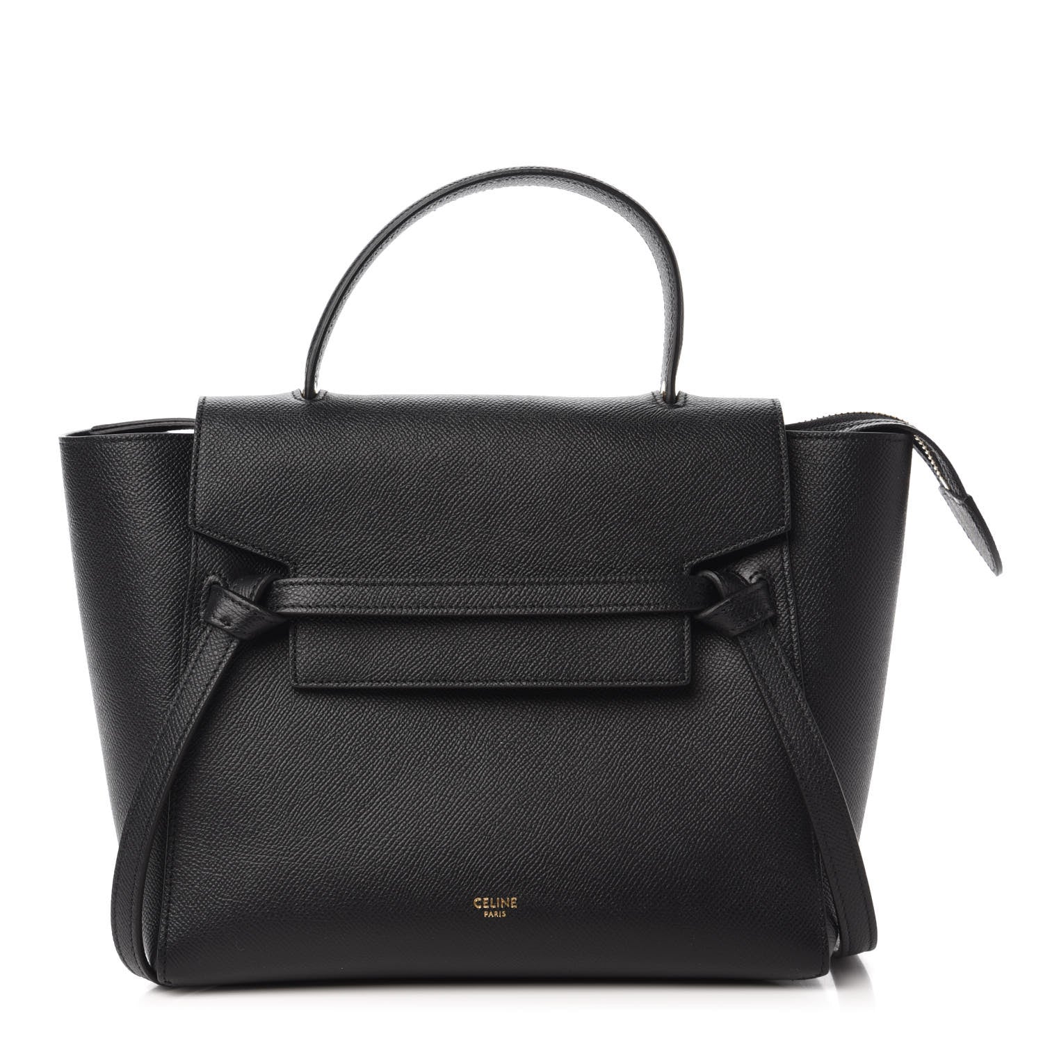 Celine Grained Calfskin Micro Belt Bag Black 1 of 9