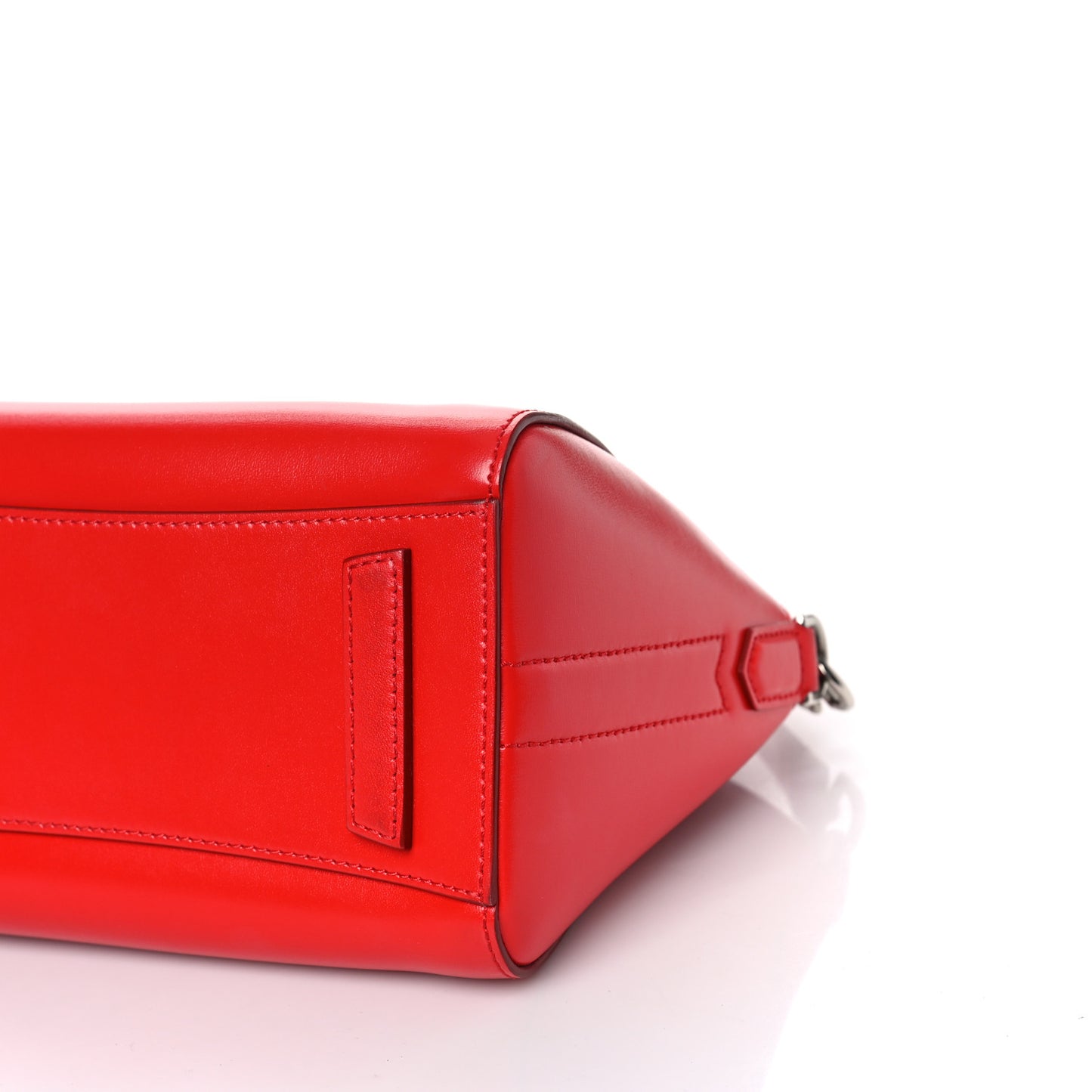 Shiny Lord Calfskin Mini Antigona Red