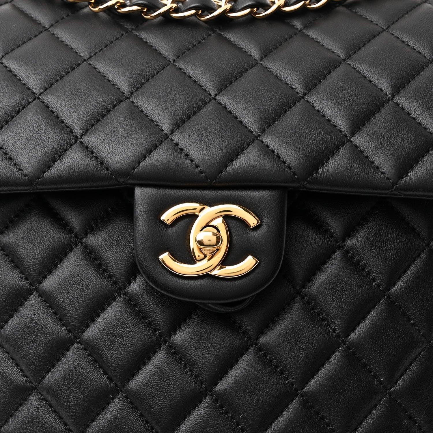 Chanel Lambskin Quilted Large Urban Spirit Backpack Black 8 of 10