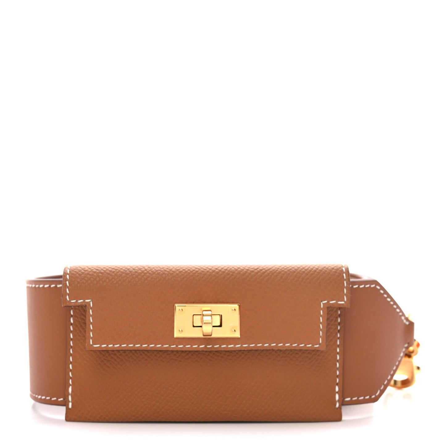 Swift Epsom Pocket Kelly Shoulder Strap Gold