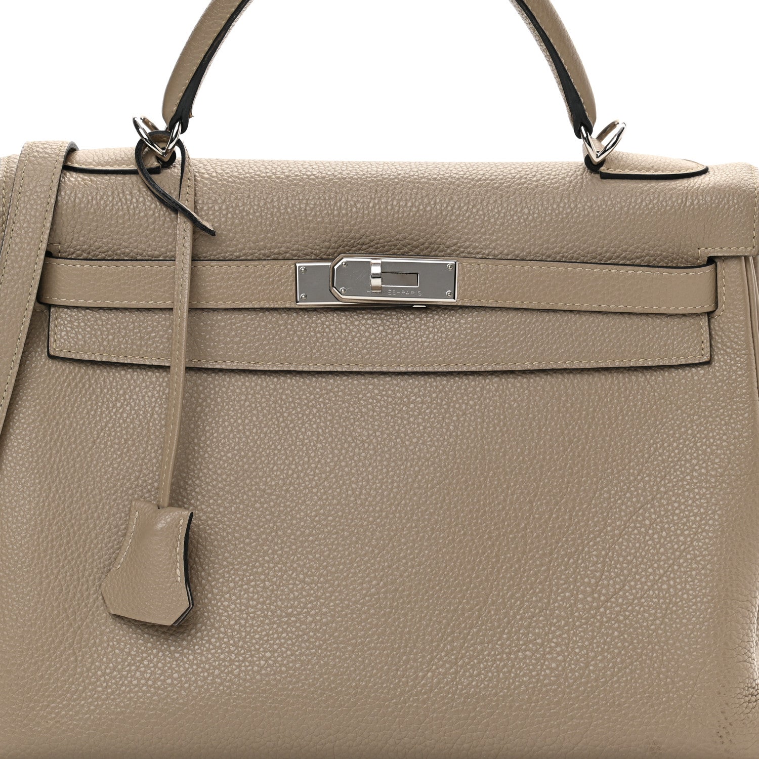 Hermes Togo Kelly Retourne 35 Gris Tourterelle 7 of 17