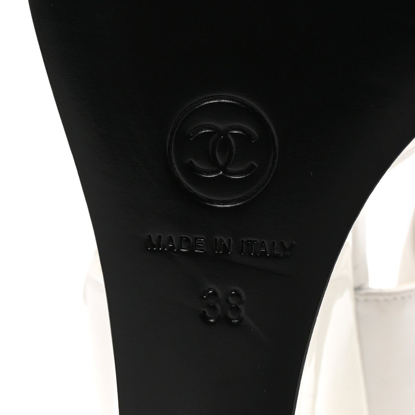 Lambskin Patent Cap Toe Mary Jane Wedge Pumps 38 White Black