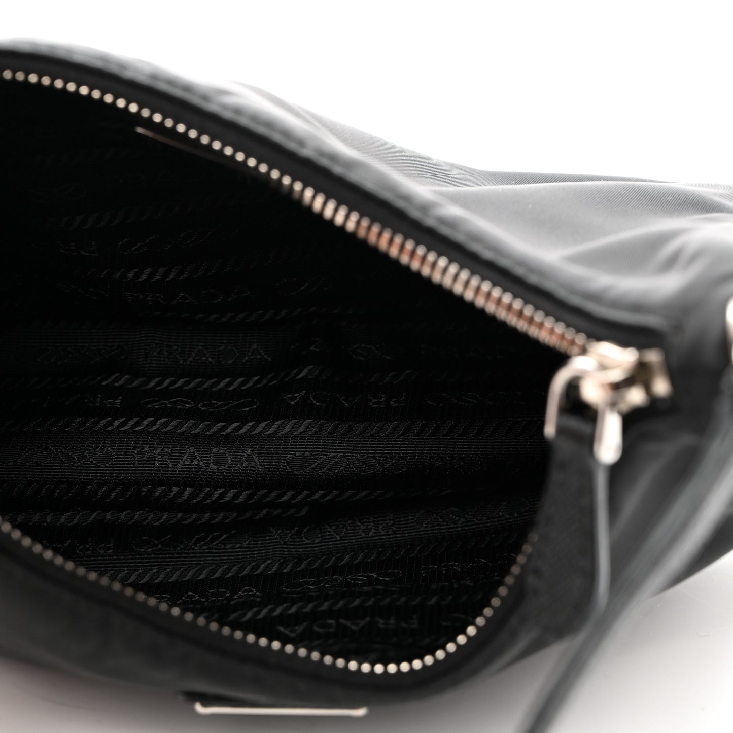 Tessuto Nylon Saffiano Mini Re-Edition 2005 Bag Black