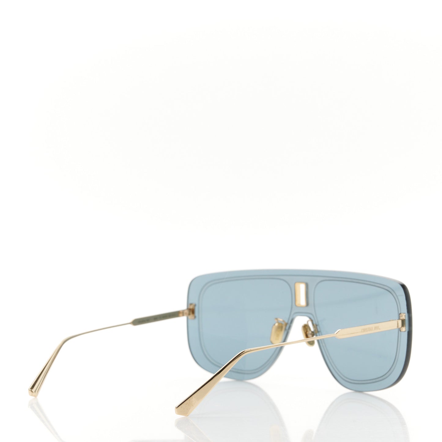 UltraDior Mask Sunglasses Gold Blue
