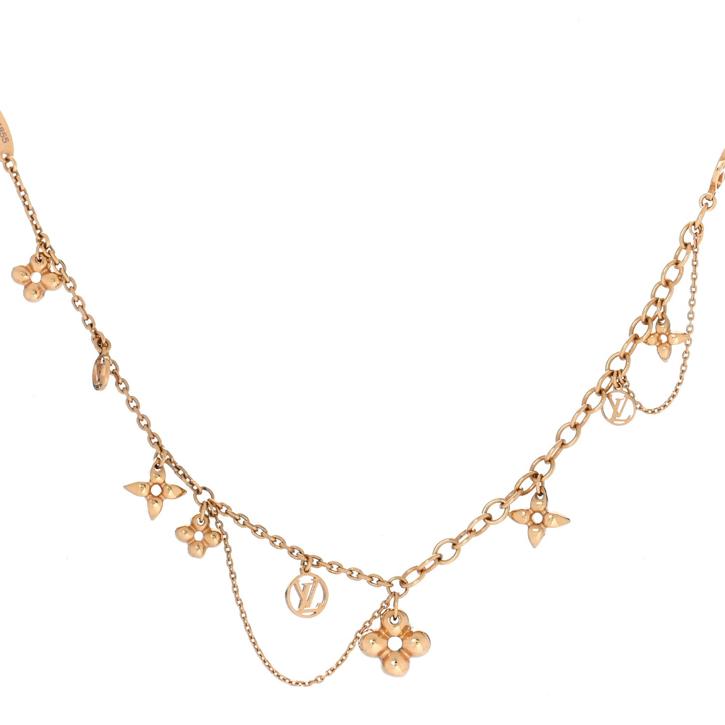 Metal Blooming Supple Necklace Gold