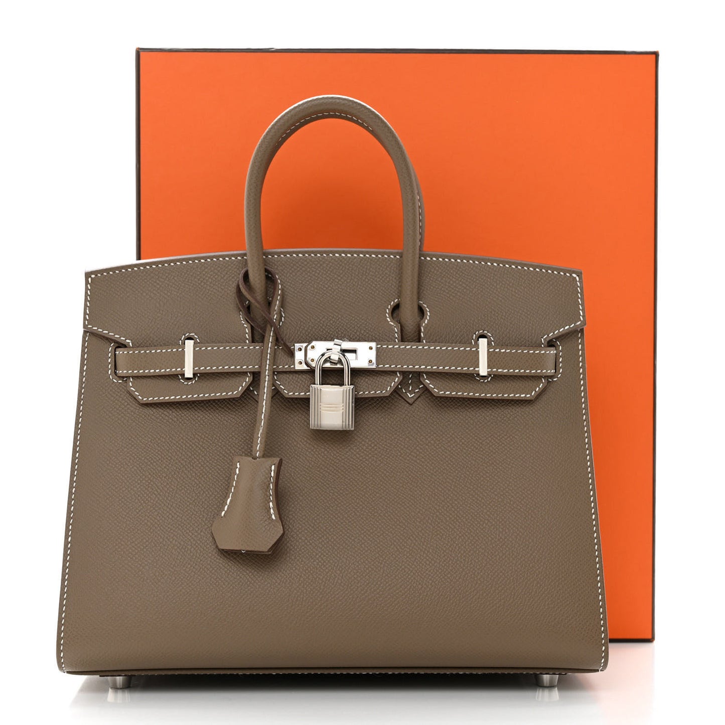 Epsom Birkin Sellier 25 Etoupe